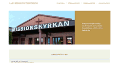 Desktop Screenshot of missionskyrkanhabo.se